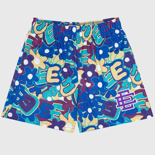 Eric Emanuel Basic Short Floral 4 Blue